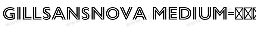 GillSansNova Medium字体转换